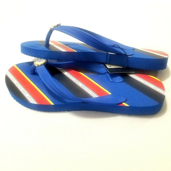 Tommy Hilfiger Women's Flip Flops Foam Rubber Sandals Logo Foam New - Picture 4 of 4